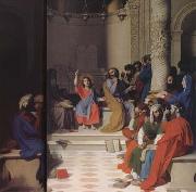 Jean Auguste Dominique Ingres Jesus among the Scribes (mk04) oil painting